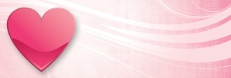 Pink Heart Website Banner