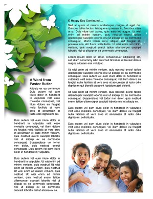 Green Leaves Church Newsletter