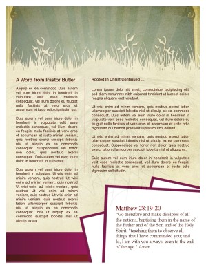Tree Church Newsletter
