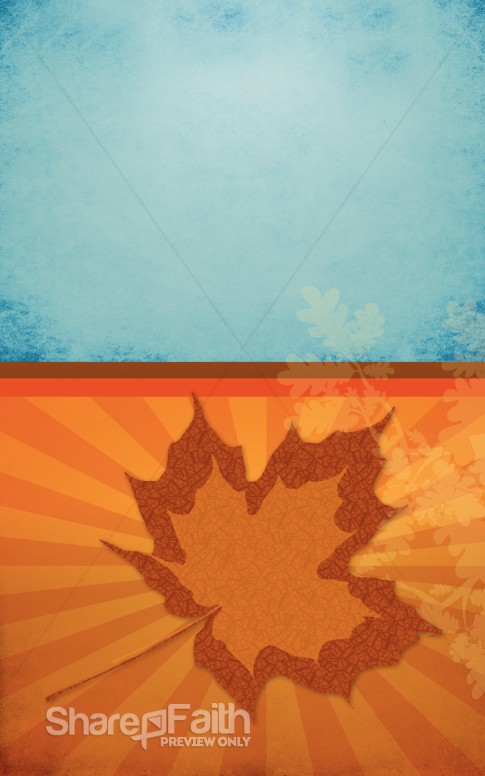 Blessings Church Bulletin Template