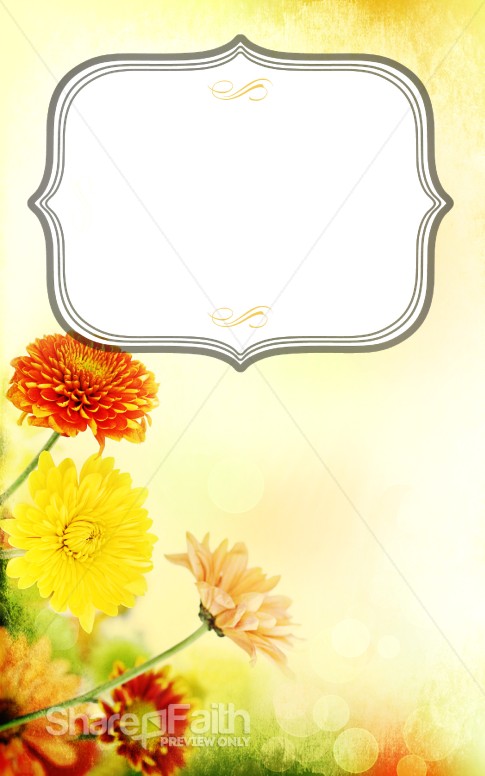 Autumn Colors Bulletin design