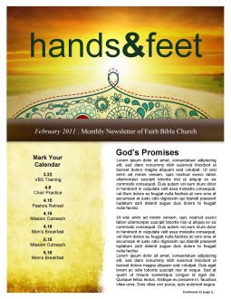 Sunset Newsletter Template