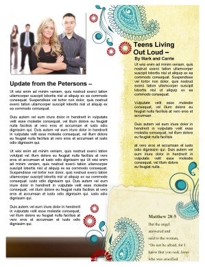 Sunset Newsletter Template