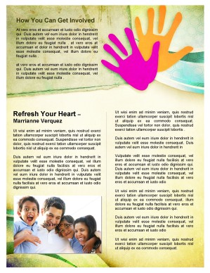 Colorful Church Newsletter