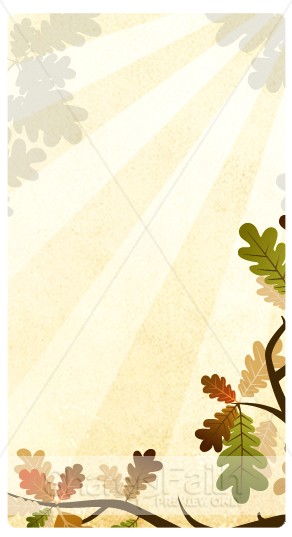 Oak Leaves Website Sidebar