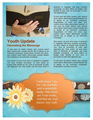 Fall Designs and Decorations Church Newsletter