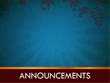 Thanksgiving Faithfulness PowerPoint