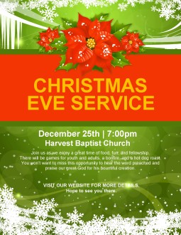 Holiday Christmas Flyer