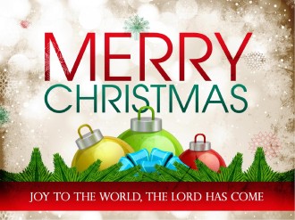 Merry Christmas Church PowerPoint Template