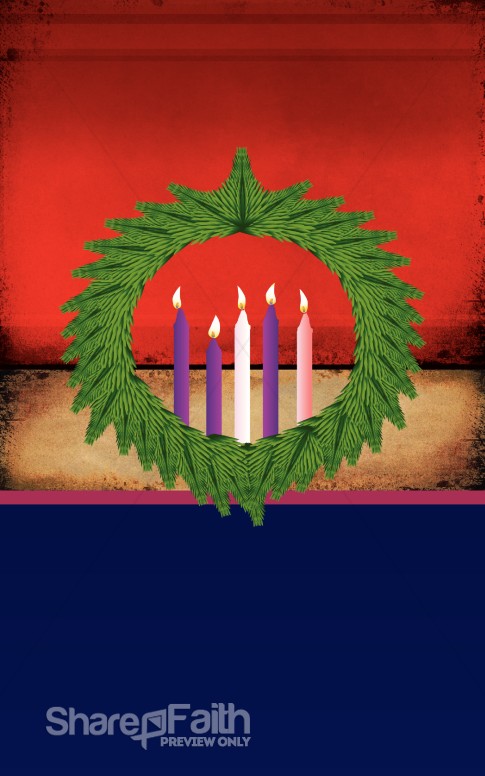 Advent Church Bulletin Template