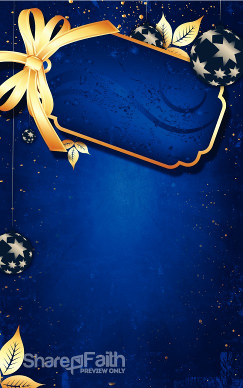 Church New Year Bulletin Design