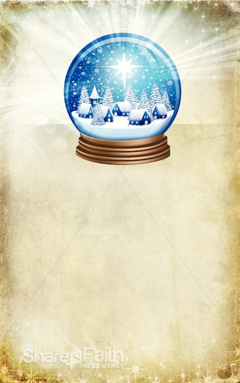 Joy To The World Church Bulletin Template