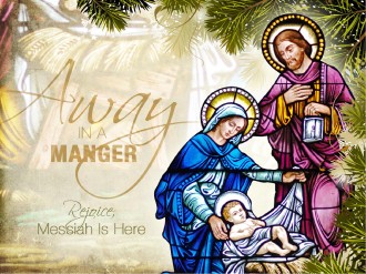 Away In a Manger Church PowerPoint Template