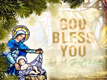 Away In a Manger Church PowerPoint Template