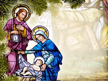 Away In a Manger Church PowerPoint Template