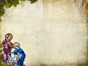 Away In a Manger Church PowerPoint Template