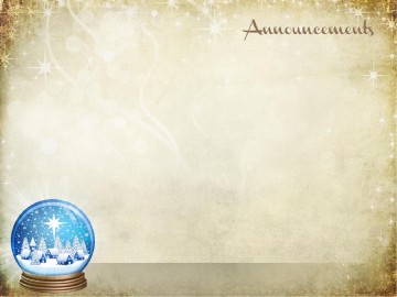 Joy to the World PowerPoint Template