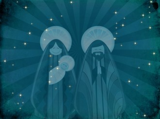 Nativity Worship Background Slides