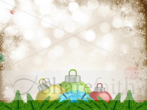 Christmas Ornament Background