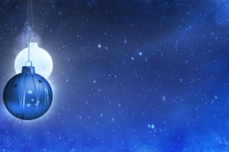 Christmas Ornaments and Snow Video Loop