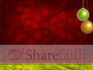 Christmas Ball Deco Worship Background