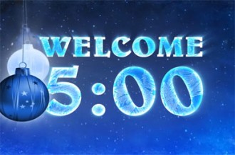 Christmas Ornaments Countdown Timer