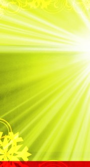 Green Rays Website Banner Widget