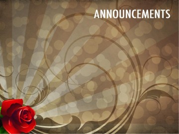 Valentine Rose PowerPoint Sermon Template
