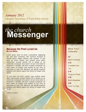 Color Lines Newsletter Template