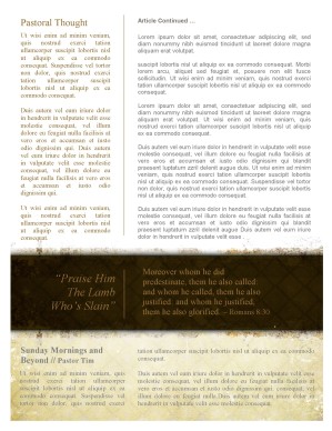 Color Lines Newsletter Template