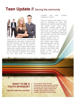 Color Lines Newsletter Template