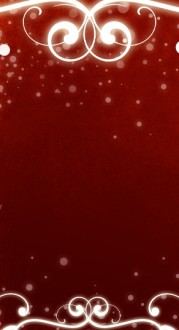 Red Swirls Banner Widget