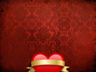 Heart and Banner Worship Background