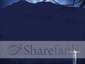 Dark Blue Worship Background Template