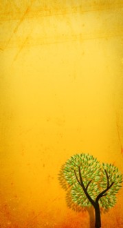 Green Tree Banner Widget