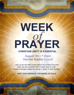 Week of Prayer Flyer