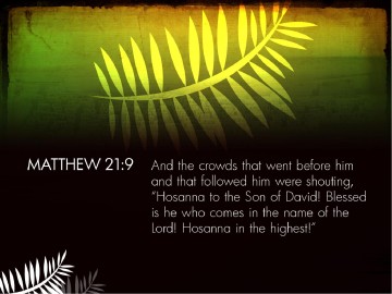 Palm Sunday PowerPoint Design