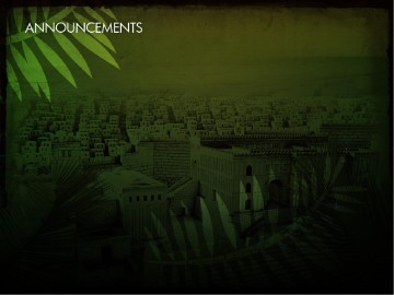 Palm Sunday PowerPoint Design
