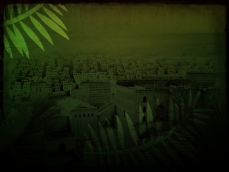 Jerusalem Palm Sunday Worship Background