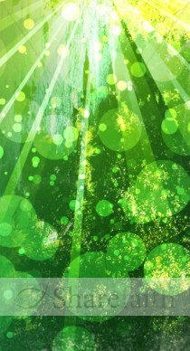 Green Bubbles Website Sidebar