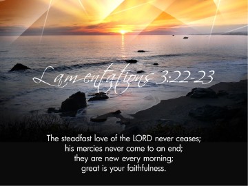 New Mercies PowerPoint