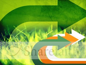 Green Arrows Worship Background