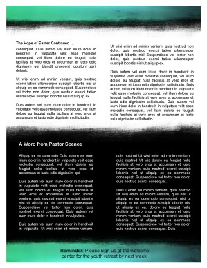 Good Friday Newsletter