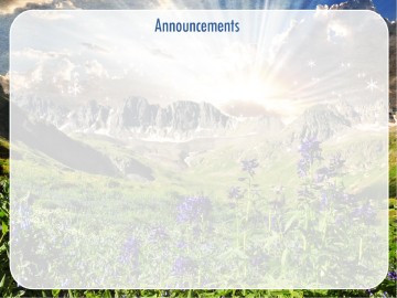 Ascension PowerPoint Sermon Template