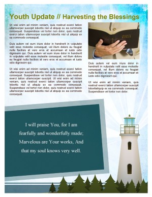 Lighthouse Newsletter Template