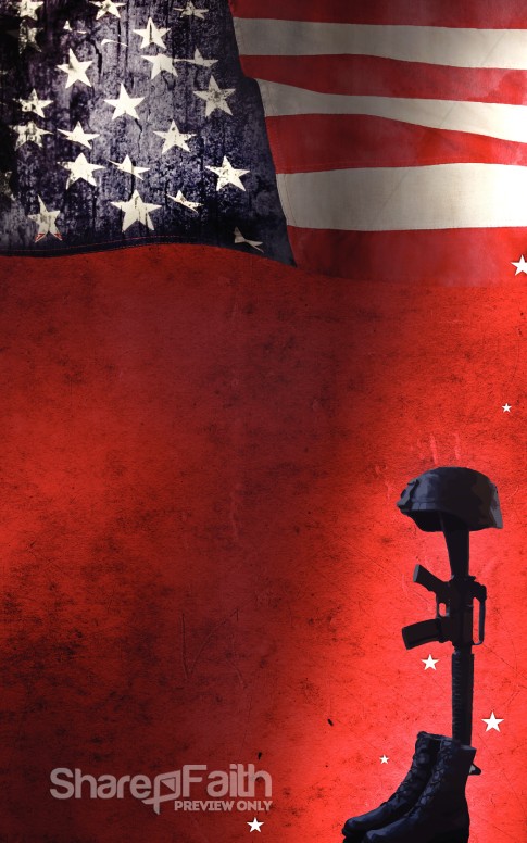 Memorial Day Flag Bulletin 