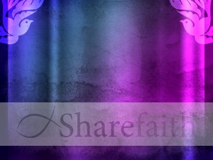 Purple Dove Worship Background