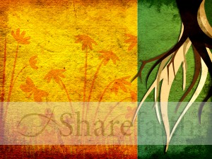 Plants and Roots Background