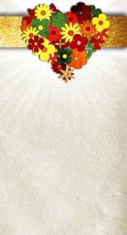 Heart Flower Website Sidebar