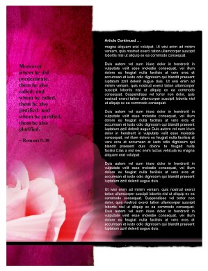 Mother's Day Church Newsletter Template